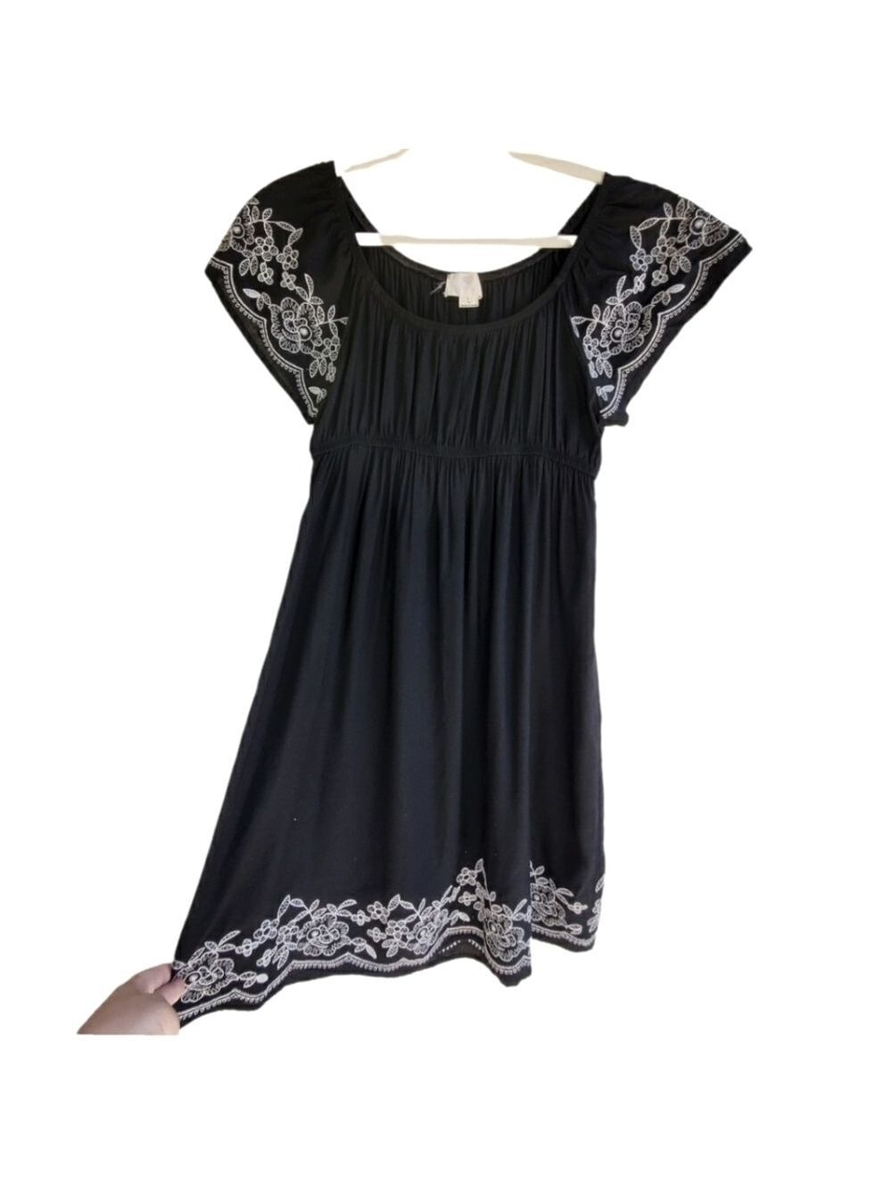 One Clothing sz L black Hawaiian Luau Sundress